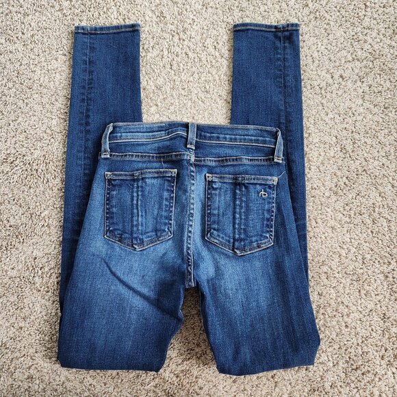 Rag & Bone High Rise Skinny Jeans - Picture 2 of 9